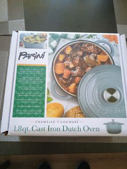 1.8 quart cast iron Dutch oven