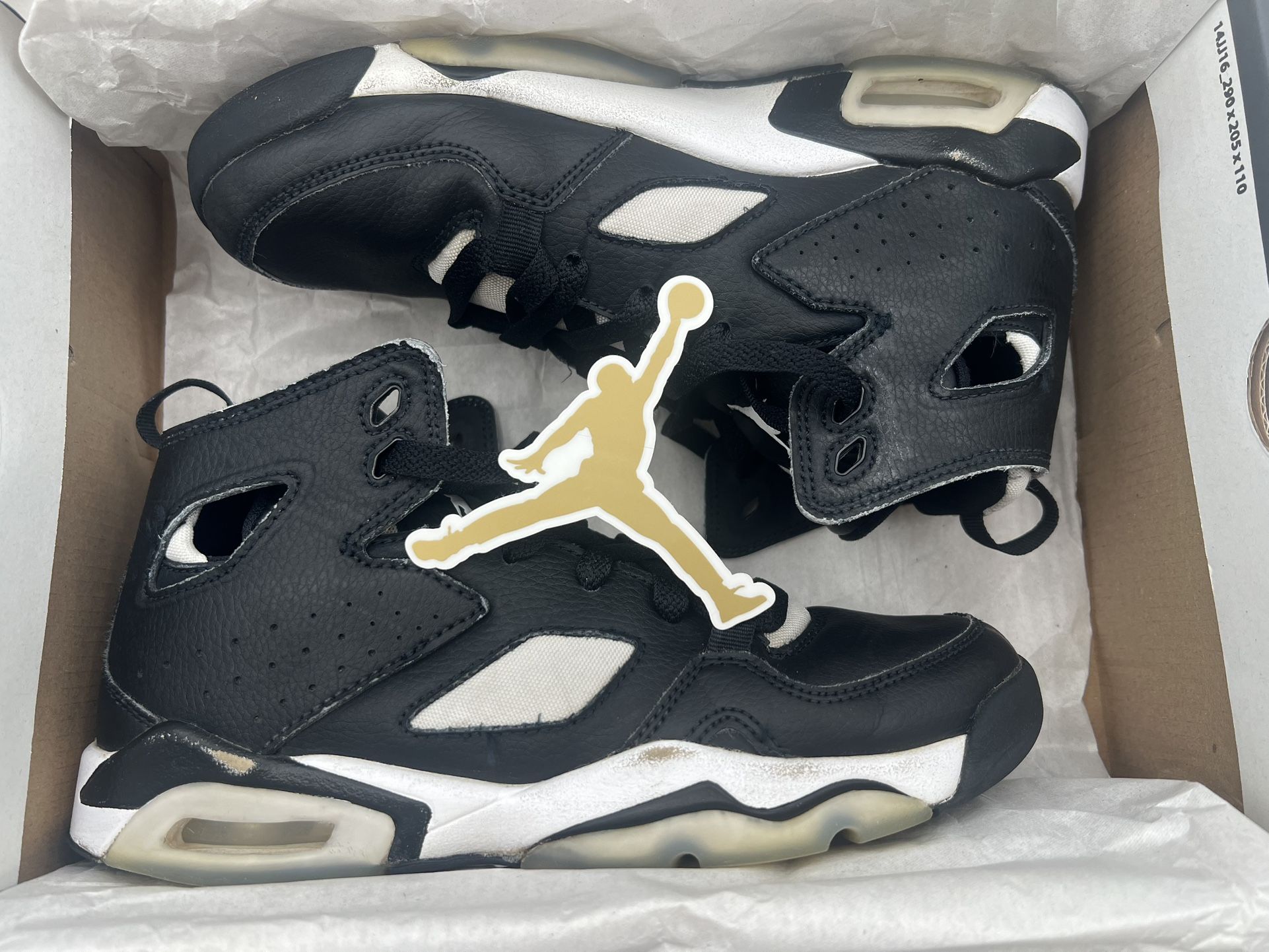 Nike Air Jordan Flight Club ’91 (GS) – Size 4Y – Black/White – With Original Box