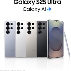 New Sealed Samsung Galaxy S25 Ultra 256gb  Unlocked, FREE Smartwach/ Headphones. Pay $1 Today Rest in payments. NO CREDIT NEEDED FINANCING