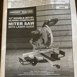 12 Inch Sliding Miter Saw