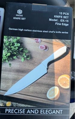 Nulas Knife Set, 15-Piece Kitchen Knife Set