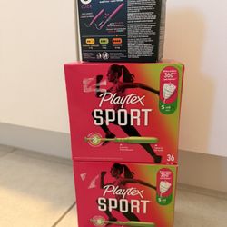 Playtex Sports Tampons 3 Boxes 