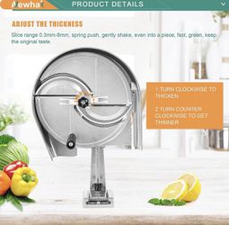 Newhai Commercial Vegetable Slicer Electric Potato Slicing Machine