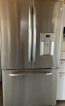 GE 3-Door Stainless Steel Refrigerator Fridge
