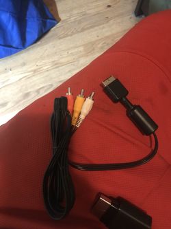 ps2 Playstation 2 A/V cord yellow white red