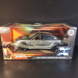 Jada 1:24 Fast & Furious 2021 Dodge Charger SRT Hellcat