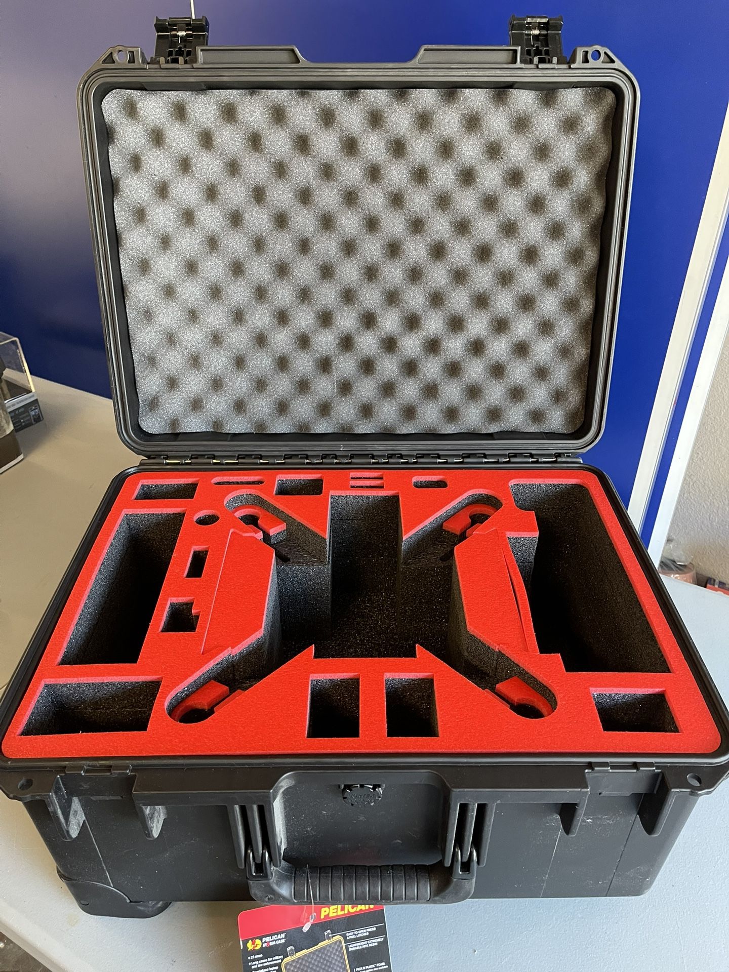 Pelican Csae IM2620 With Specialty Cutout For Dji Phantom 3 Professional Drone And Accessories