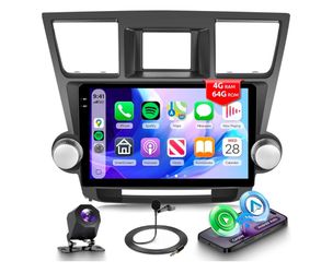 4GB+64GB Android Car Stereo with Wireless CarPlay and Android Auto