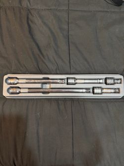 5pc 1/2" Drive Wobble Plus Extension Set