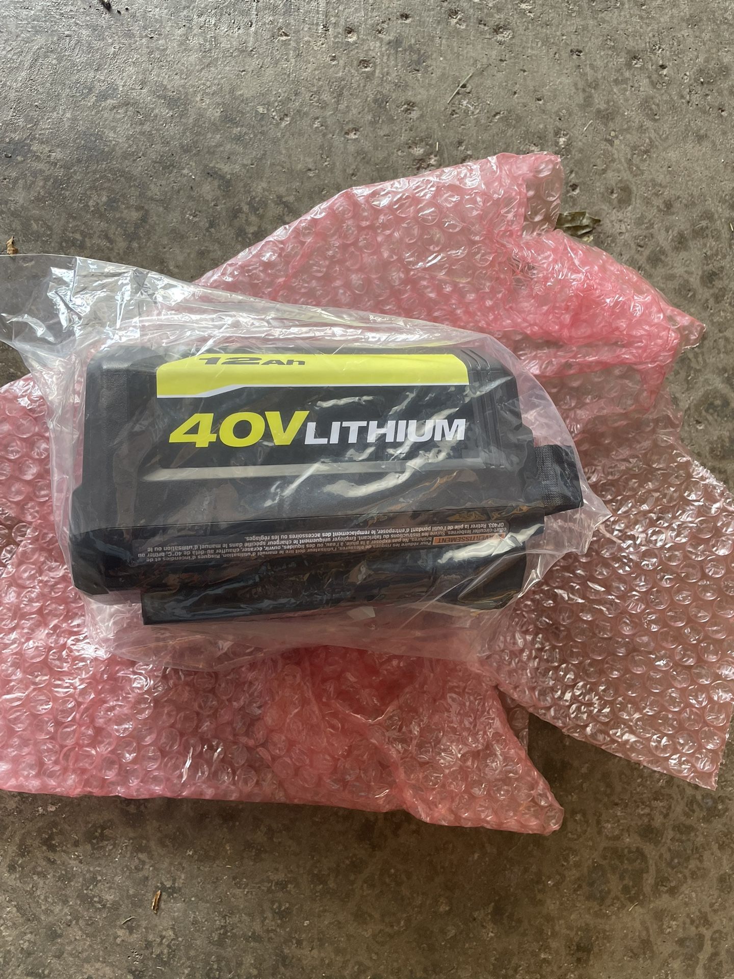 Ryobi 40v 12AH Battery