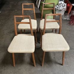Set of 4 Mid Century Modern Dining Chairs