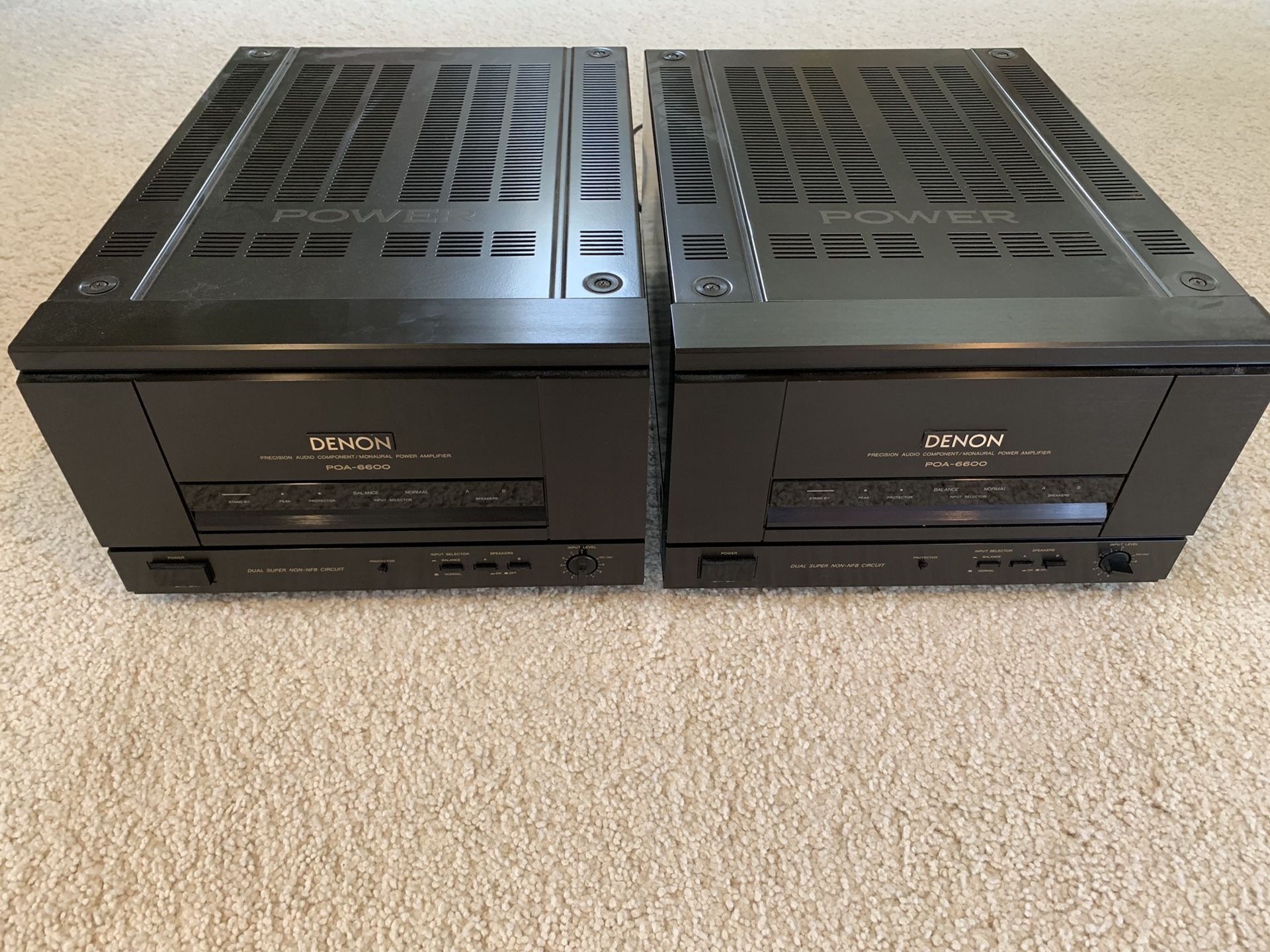 DENON POA-6600 AMPLIFIERS