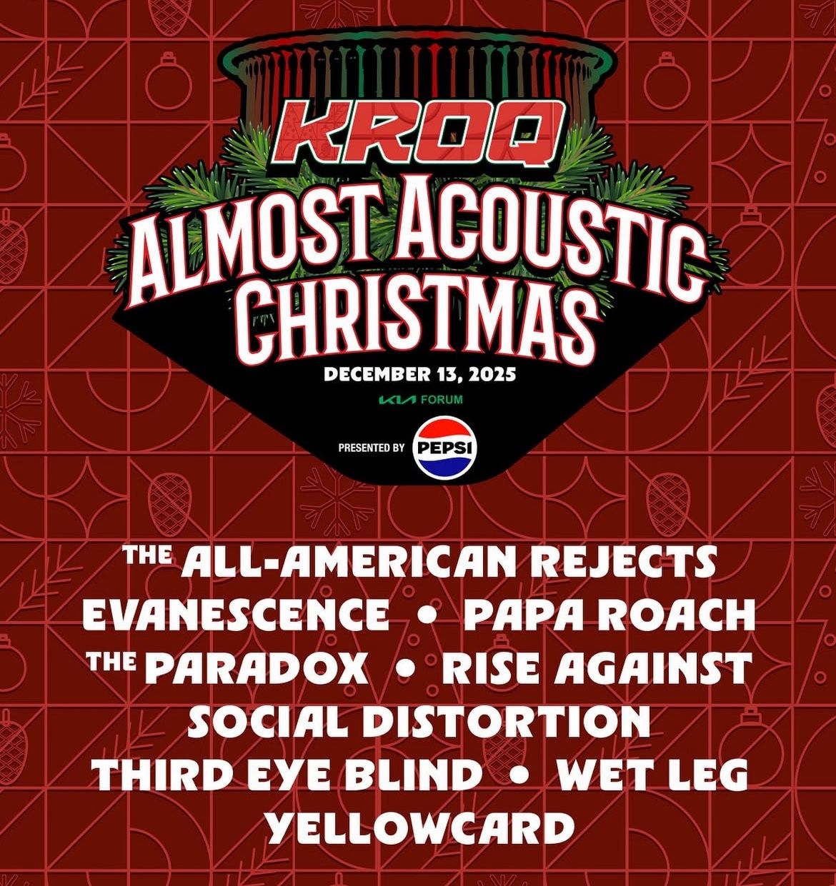 KROQ Almost Acoustic Christmas Tickets