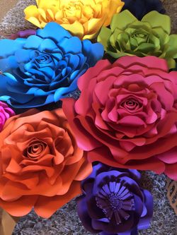 Cardstock flowers