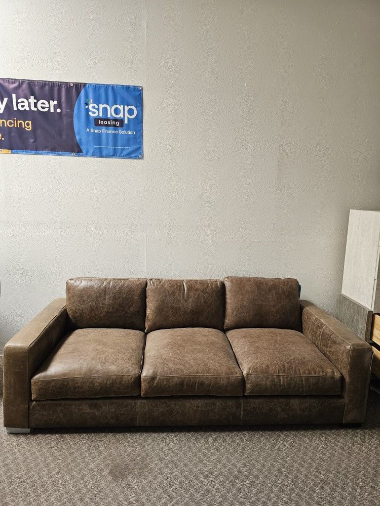 Bernhardt Leather Sofa - Dawkins