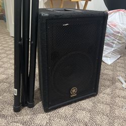Yamaha Speaker And Stand