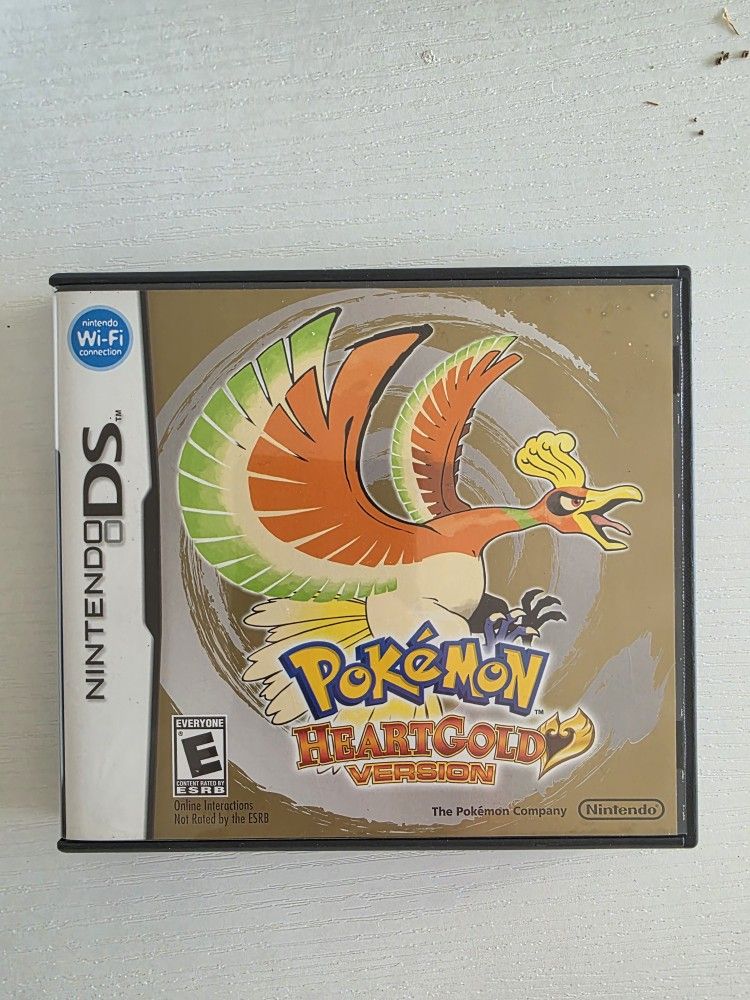 Pokemon Heart Gold CIB Authentic Nintendo DS