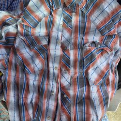ROPER PEARL SNAP LONG SLEEVE SHIRT SZ XXL 2XL