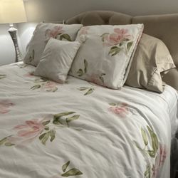 Queen Mattress, Bed Frame, Foam Topper, Headboard