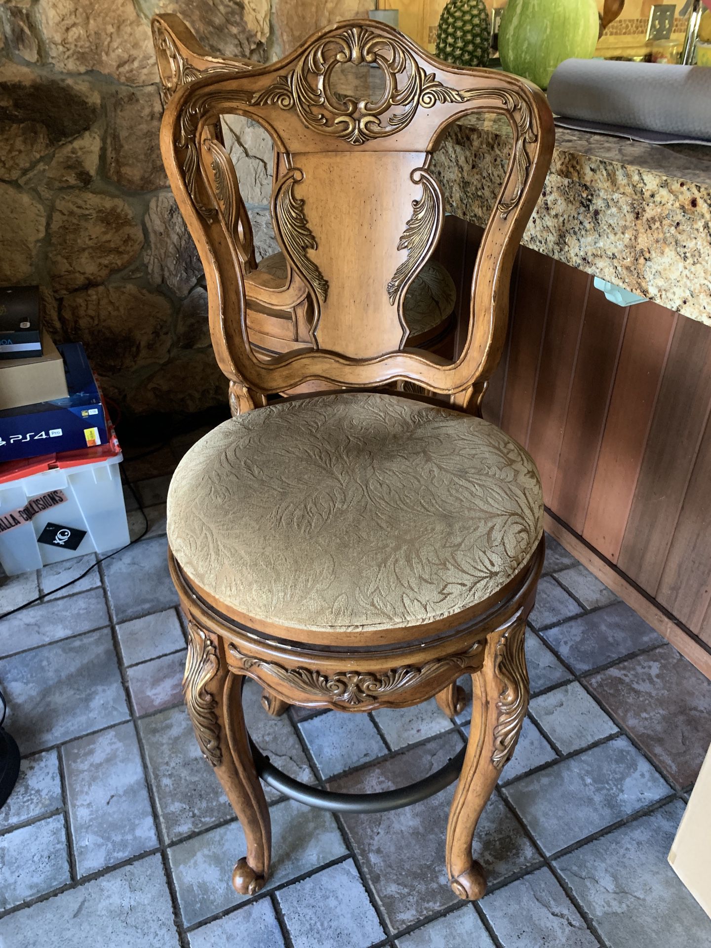 Vintage Antique Bar Stools / Chairs