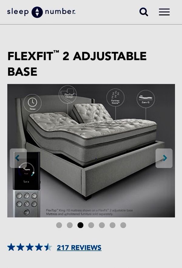 Flexfit 2 adjustable base eastern king size by sleep number for Sale in