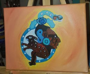 THE RABIT THE MOON AND THE CHAMAN