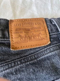 Black Levi Strauss Jeans High Waist