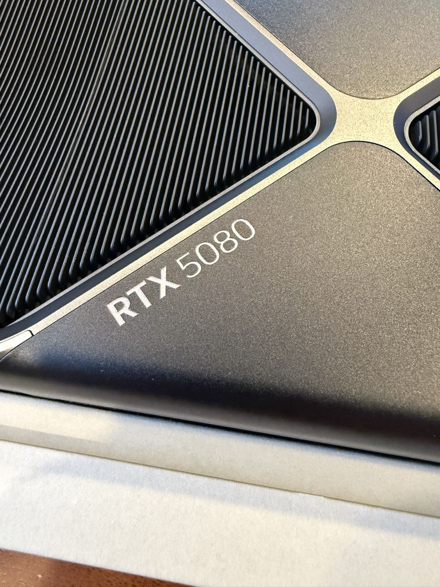 Nvidia RTX 5080 In Hand