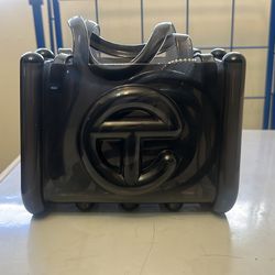 Telfar Small Jelly Shopper (clear black)