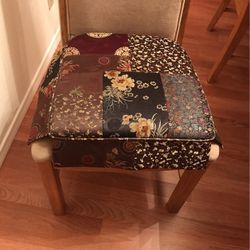 Four Oriental Chair Seat Cover And Table Runner From Pier Import