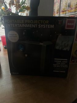 portable projector entertainment system