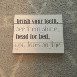 Bathroom Sign 