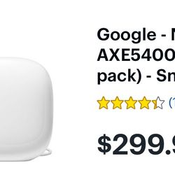 Google - Nest WiFi Pro 