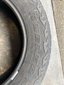 Bridgestone dueler 275 60 20