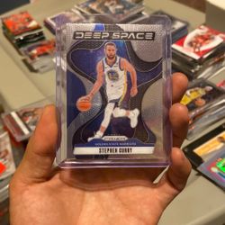 Stephen Curry 2024-25 Panini Prizm Deep Space Insert No. 10 