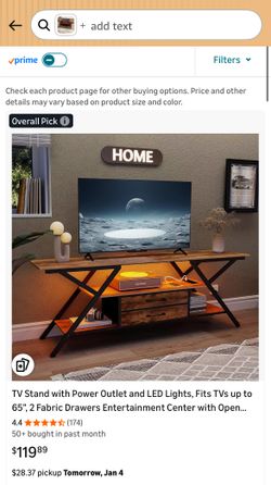 Modern Desk / Console Table w/ Storage – Wood & Metal