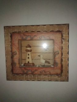 Beach Shadow Box Picture 