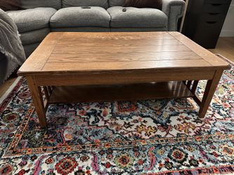 Real Wood Coffee Table And End Tables 