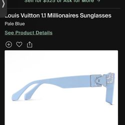Louis Vuitton millionaire Sunglasses Limited Editon