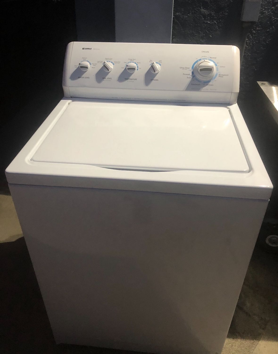 Kenmore Washer 5 Button Large Capacity Large Tub