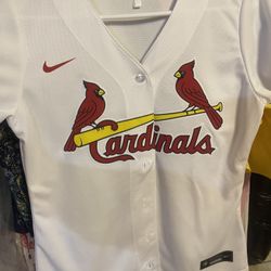St. Louis Cardinals Nike White Jersey Small