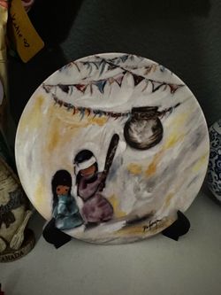 Artists of the World DeGrazia Celebration Piñata Party Plate 1992 LE 162/5000