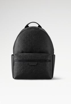 Louis Vuitton Black Monogram Embossed Backpack – Sleek Luxury Everyday Bag