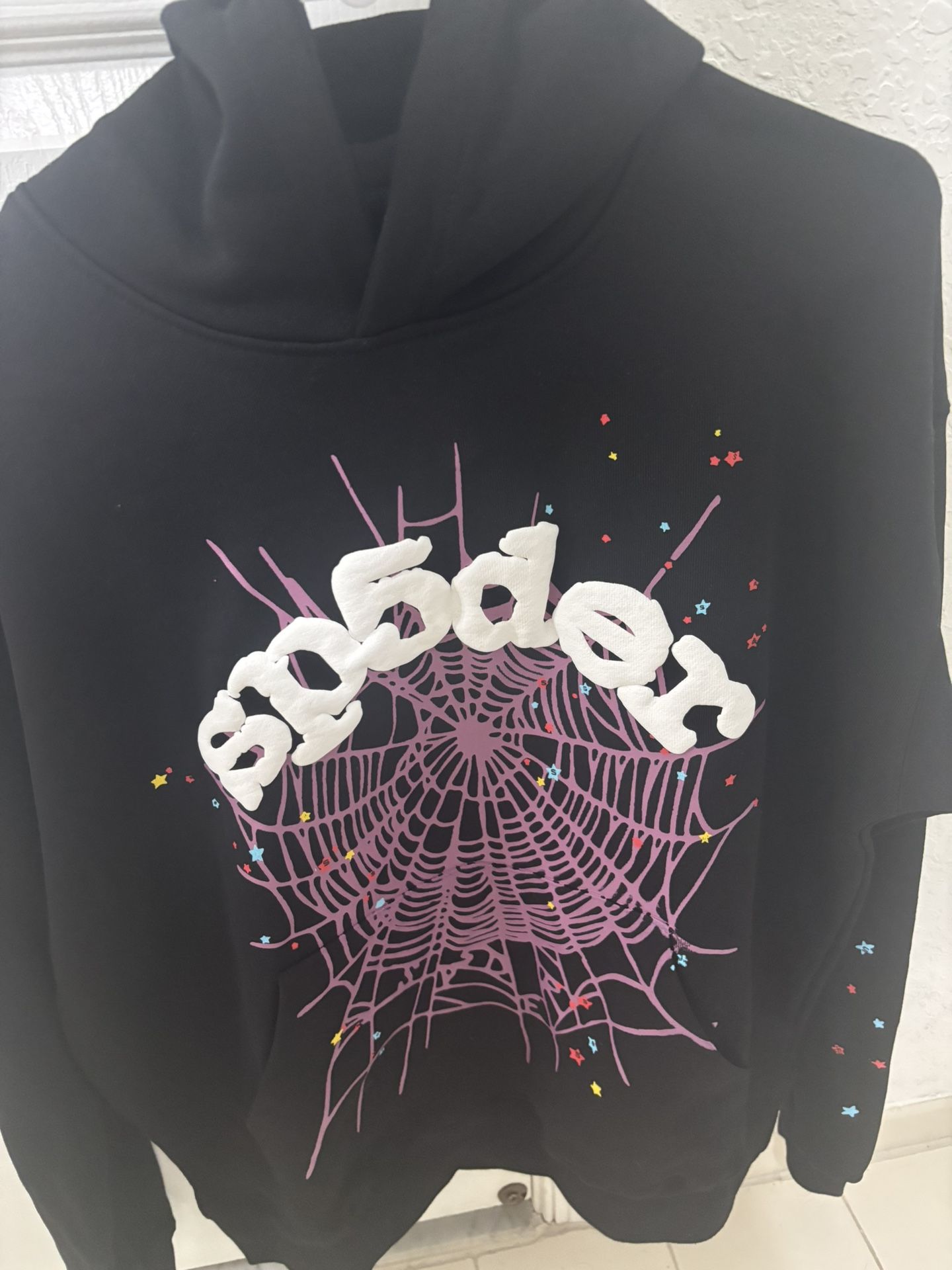 Black Sp5der Hoodie small