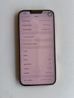 Unlocked -iPhone 13 pro max 512 gb