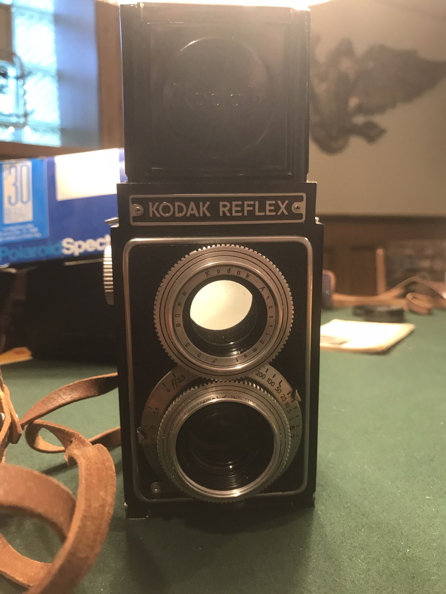 Vintage Kodak twin lens reflex camera