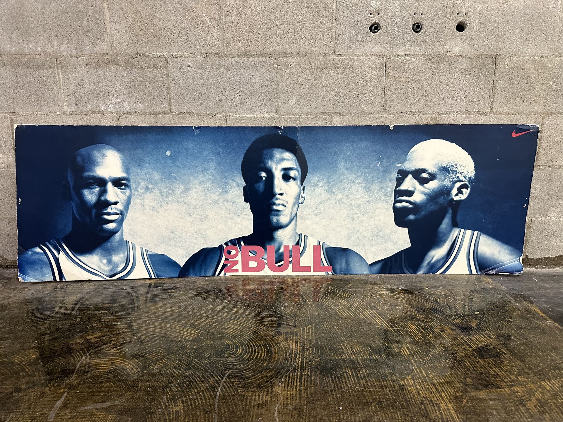 1996 Chicago Bulls No Bull Nike Vintage Poster for Sale in Kenosha