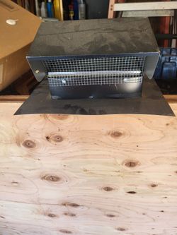 Galvanized steel roof cap blk