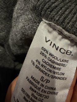 Vince. Men’s wool cashmere  grey jogger