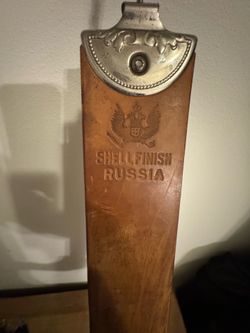 Russia Eagle Leather Strop, Linen Barber Strop